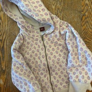 Girls size 6 Tea zip up hoodie